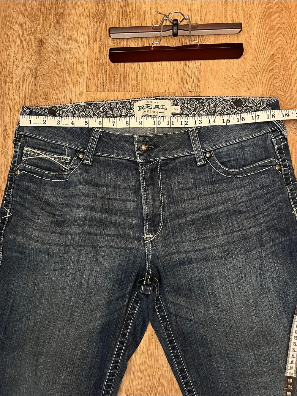 Ariat Dark Blue Straight-Leg Jeans